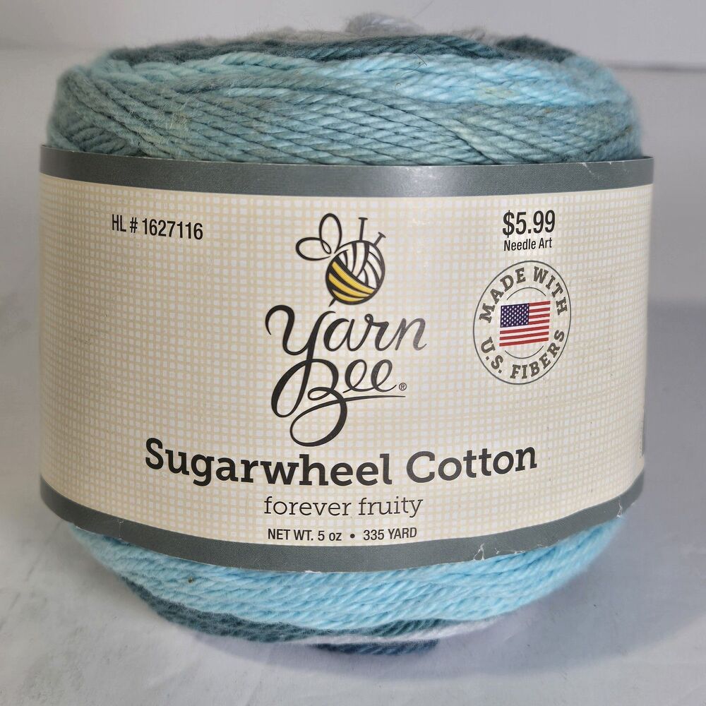 Yarn Bee Sugarwheel Cotton Forever Fruity #90 5 oz 335 Yds 100% Cotton Yarn